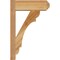 Ekena Millwork Olympic Rough Sawn Craftsman Outlooker, Western Red Cedar, 6"W x 16"D x 24"H OUT06X16X24OLY04RWR - alternate 2